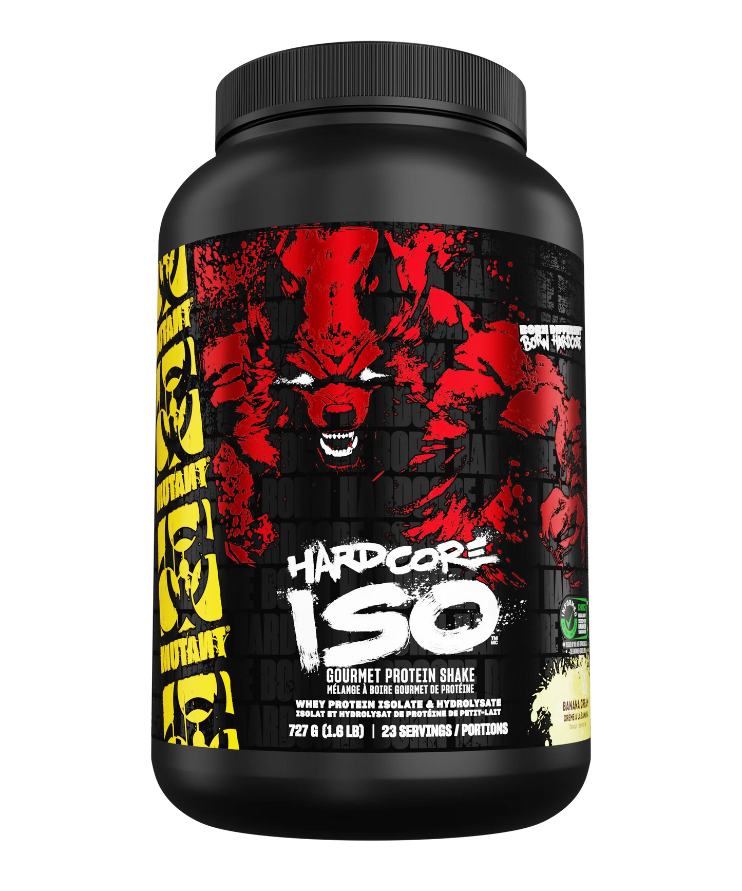 Mutant  MUTANT® HARDCORE ISO  Banana Cream  727 g (1.6 lbs)