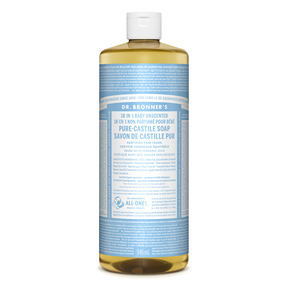 DR BRONNER'S    Org Unscented Baby Mild 946mL