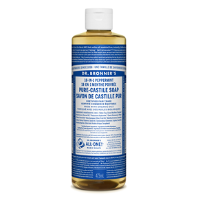 DR BRONNER'S    Org Peppermint Oil Soap 473mL