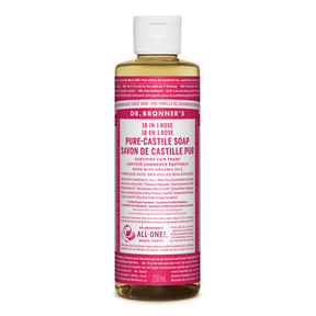 DR BRONNER'S    Org Rose Soap 237mL