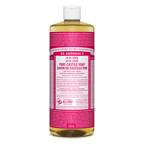 DR BRONNER'S    Org Rose Soap 946mL