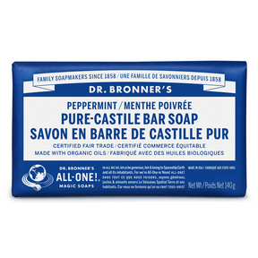DR BRONNER'S    Org Peppermint Bar Soap 140g