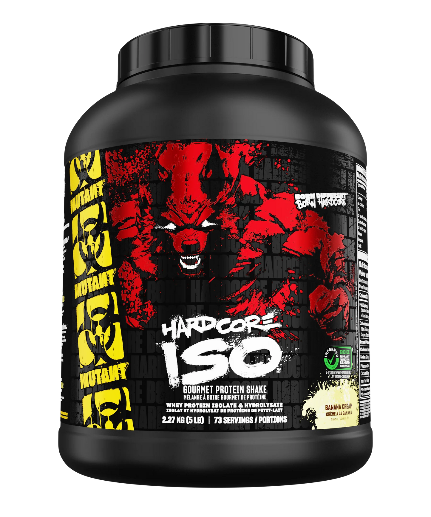 Mutant  MUTANT® HARDCORE ISO  Banana Cream  2.27 kg (5 lbs)
