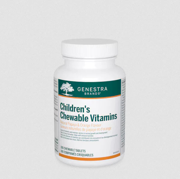 GENESTRA    Children’s Chewable Vitamins     100 tabs 