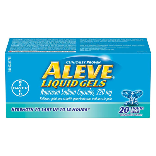Aleve Liqui Gels 20caps.