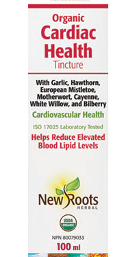 NEW ROOTS    Organic Cardiac Health Tincture     100 ml