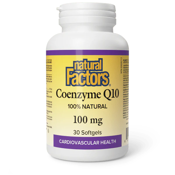 Natural Factors Coenzyme Q10 100 mg 30 sgels