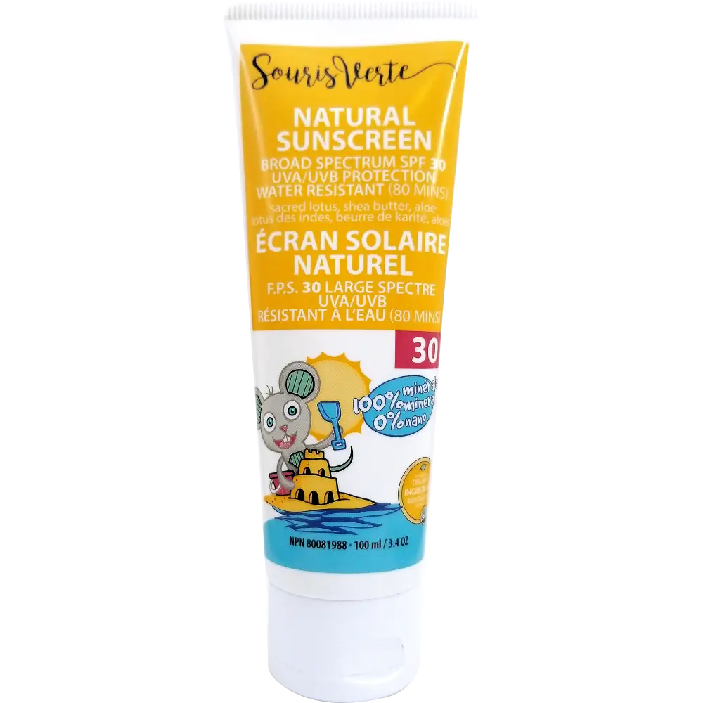 Natural Sunscreen, broad spectrum SPF 30 100 ml