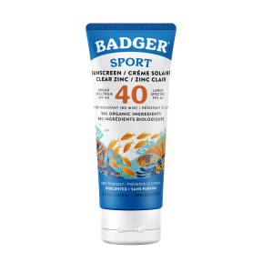Badger Balms   SPF 40 Sport Clear Zinc Sunscreen 87ml