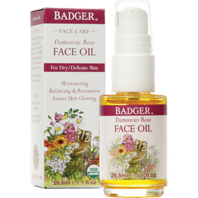 Badger Balms   Rose Face Oil (Delicate Skin) 28ml