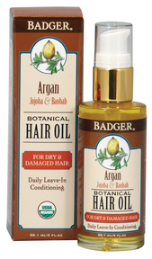 Badger Balms   Hair Oil - Argan 59ml