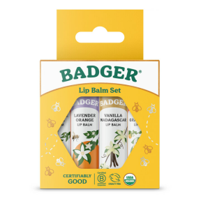 Badger Balms   Classic Lip 4-pack (Gold Box) 4pk