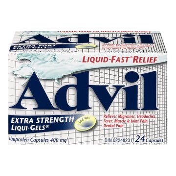 ADVIL LIQUI-GELS XST CAPS 400MG 24