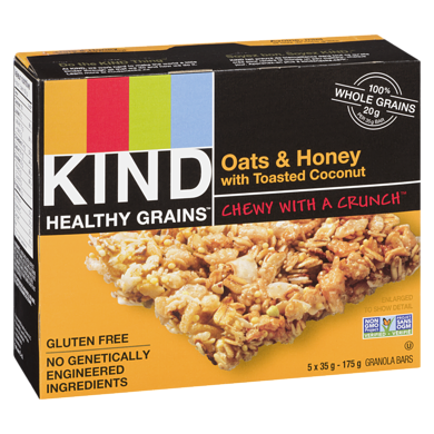 Kind   Healthy Grain Bars   Oats & Honey With Toasted Coconut35G
