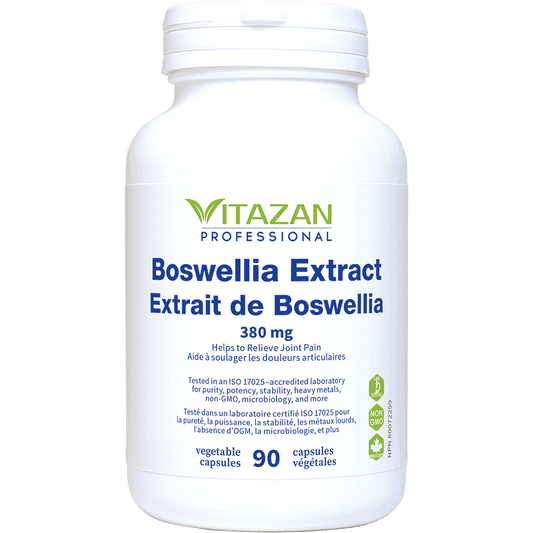 Vitazan    Boswellia Extract (380 mg · 35% Boswellic Acid · Helps to Relieve Joint Pain) 90 capsules