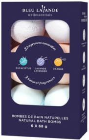Bleu Lavande-Natural Bath Bombs Gift Set