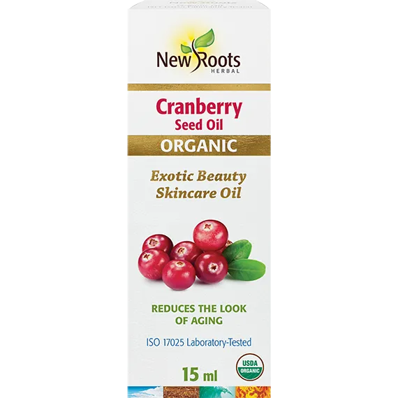 NEW ROOTS    Cranberry Seed Oil Certified Organic    15 ml