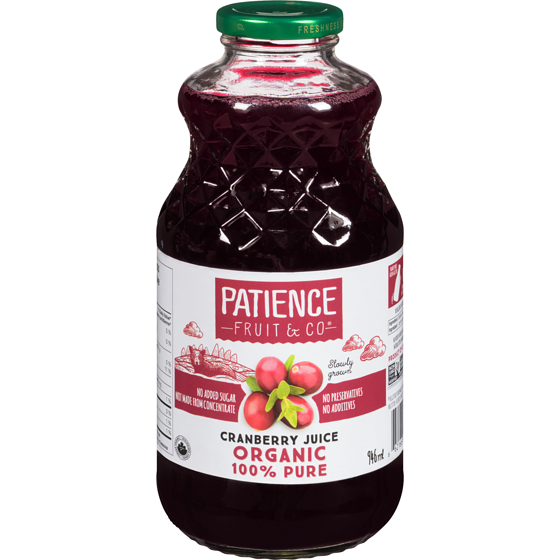 Patience Fruit & Co.   Fruit d'Or Pure Cranberry Juice 6 x 946ml