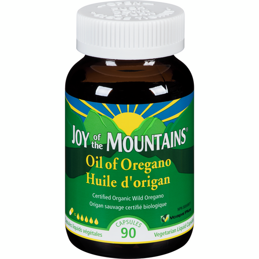 Joy of the MOUNTAINS -  Oil of Oregano Capsules -  90 Vegi Caps