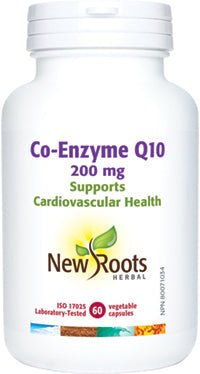 NEW ROOTS    Co-Enzyme Q10 · 200 mg    60 capsules