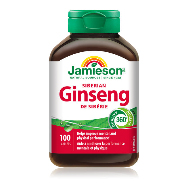 Jamieson    JMS Siberian Ginseng 100's    100Siberian Ginseng