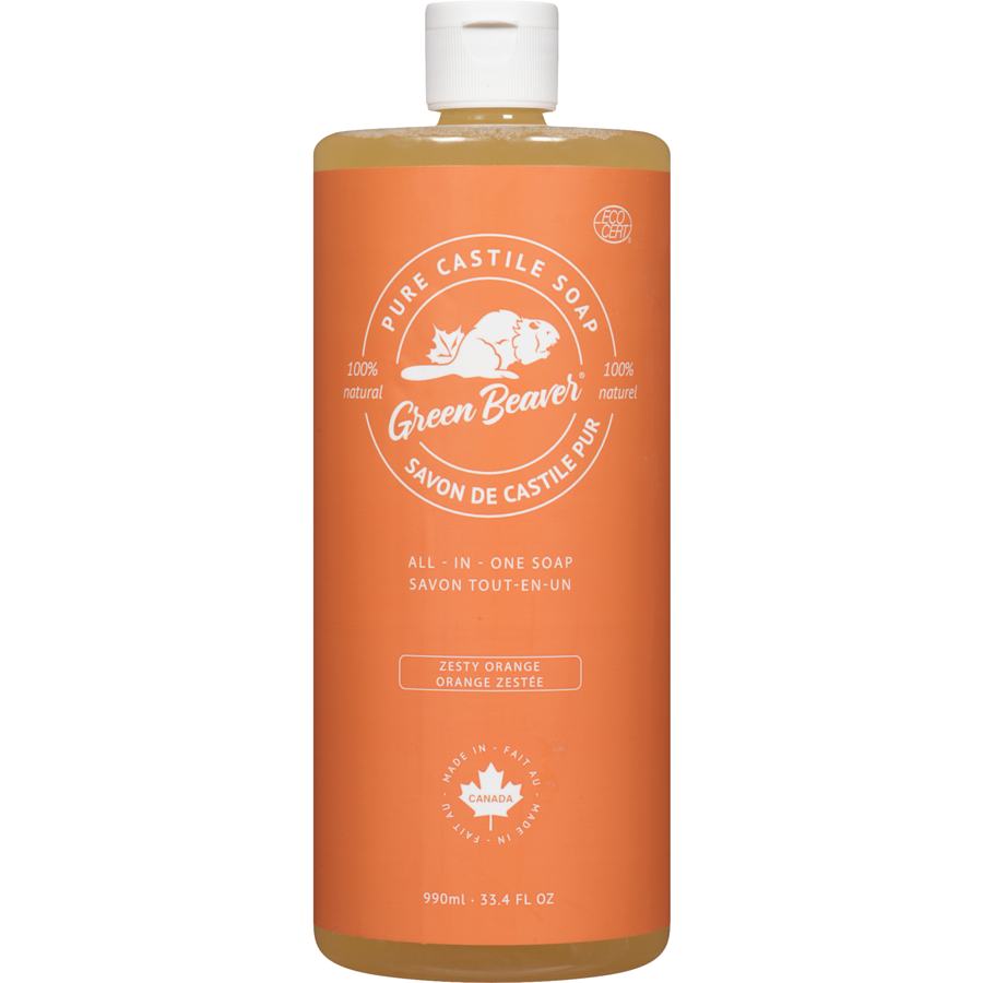GREEN BEAVER    Org Zesty Orange Liquid Soap 990mL