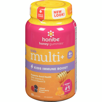 HONIBE    Honey Gummies    HONIBE    Honey Gummies    Kids Complete & Immune Boost 70ct