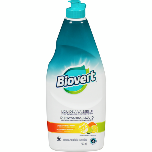 BIOVERT - Dishwashing Liquid, Citrus Fresh    700ml