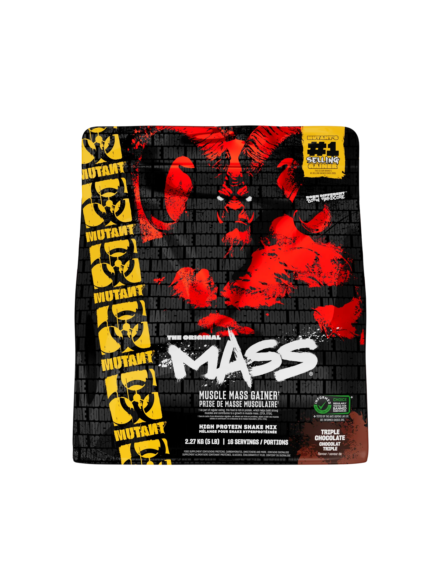 Mutant  MUTANT® MASS®  Triple Chocolate  2.27 kg (5 lbs)