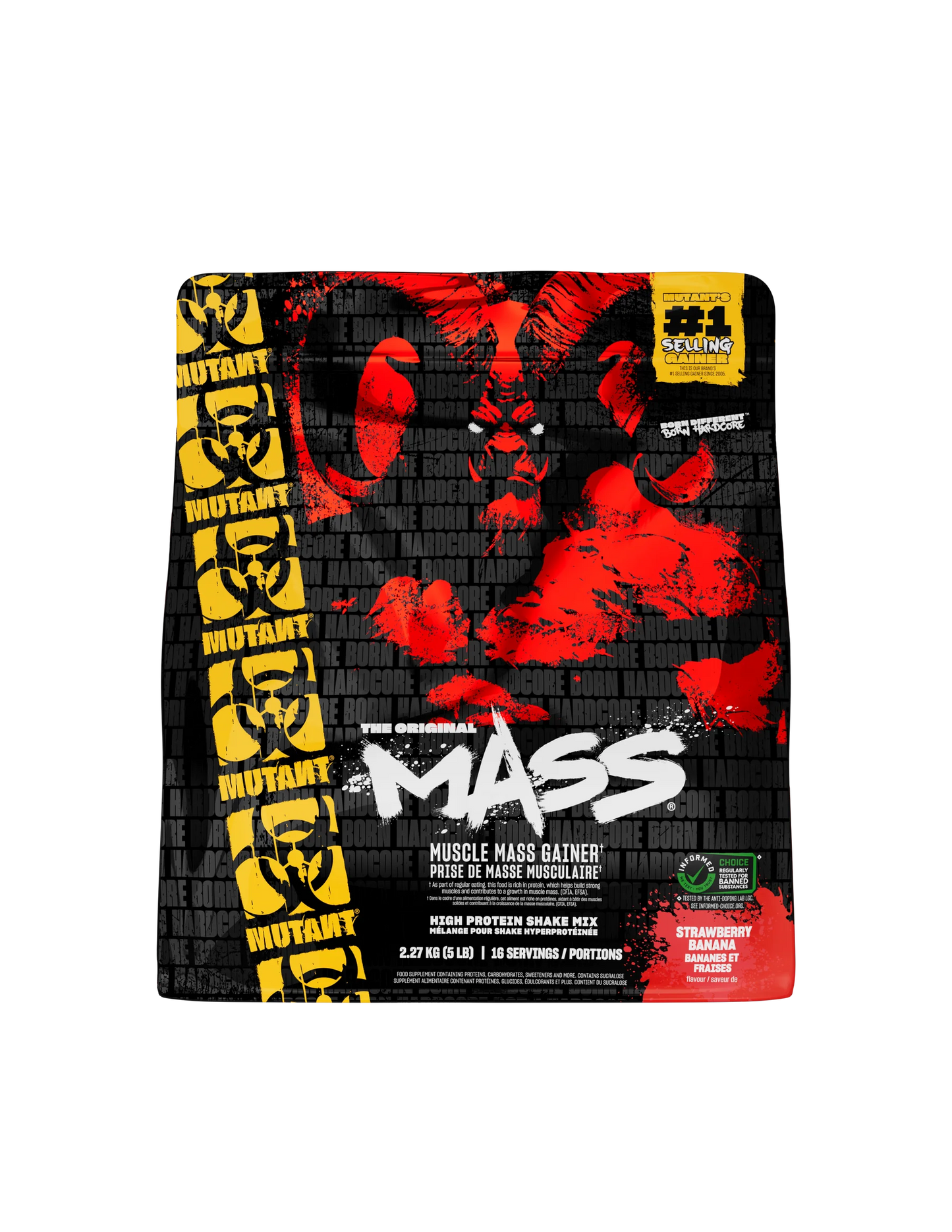 Mutant  MUTANT® MASS®  Strawberry Banana  2.27 kg (5 lbs)
