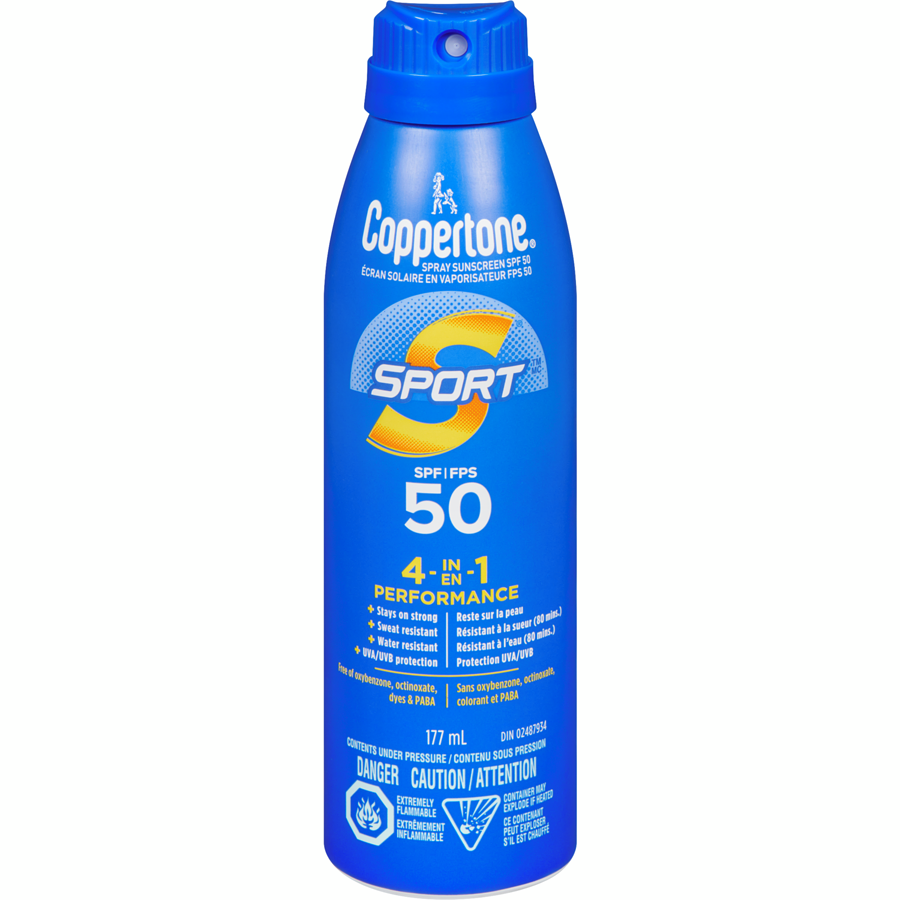 DERMA E    Sun Care Reef Safe    DERMA E    Sun Care Reef Safe    Sport Sunscreen Spray SPF50 177mL