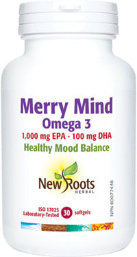 NEW ROOTS    Merry Mind Omega 3     30 softgels