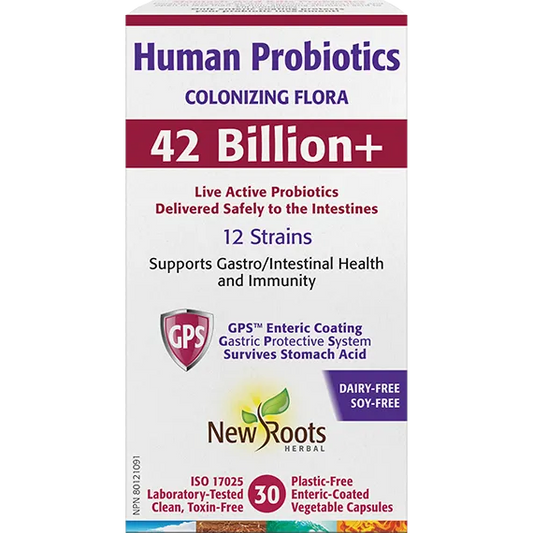 NEW ROOTS    Human Probiotics Colonizing Flora    30 capsules
