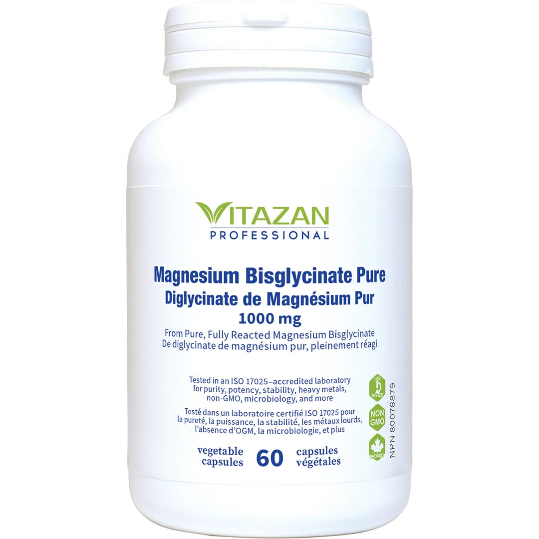 Vitazan    Magnesium Bisglycinate Pure 130 mg  60 capsules
