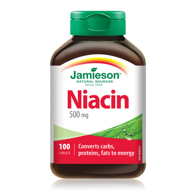 Jamieson    JMS Niacin 500mg 100's    100Caplets