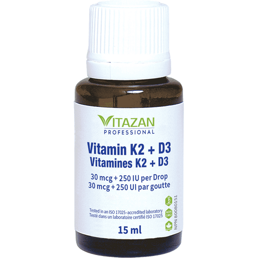Vitazan    Vitamin K2 + D3 (Liquid) 15 ml