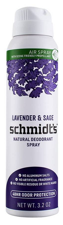Schmidt's Naturals   Lavender + Sage Spray Deodorant 91g