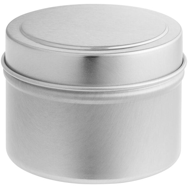 ACC - Deep Tin Transparent Top Slip Style 4 oz Silver