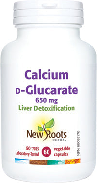 NEW ROOTS    Calcium ᴅ‑Glucarate 650 mg    60 capsules