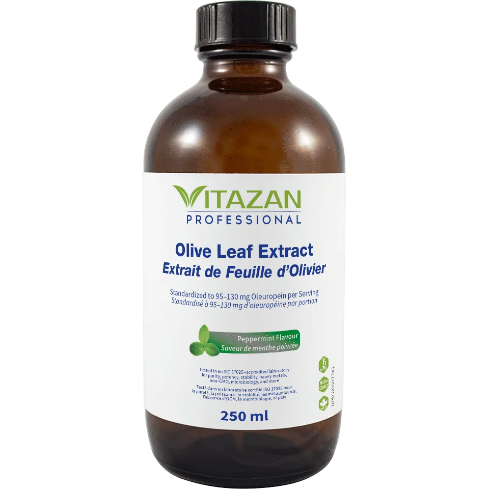 Vitazan    Olive Leaf Extract (Standardized to 95–130 mg Oleuropein per Serving) 250 ml