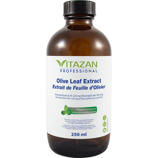 Vitazan    Olive Leaf Extract (Standardized to 95–130 mg Oleuropein per Serving) 250 ml