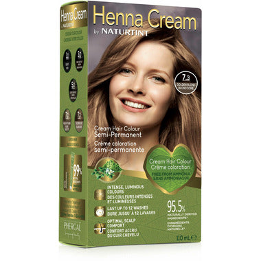 Naturtint_Golden Blond 7.3 Henna Cream Semi-Permanent_110 ml