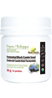 NEW ROOTS    Organic Fermented Black Cumin Seed Whole-Food Powder    36 g