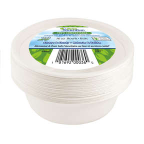 Eco Guardian   Compostable Cutlery   16Oz Round Compostable Bowls20CT