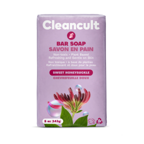 Cleancult   Bar Soap Sweet Honeysuckle 142g