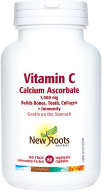 NEW ROOTS    Vitamin C Calcium Ascorbate · 1,000 mg    60 capsules