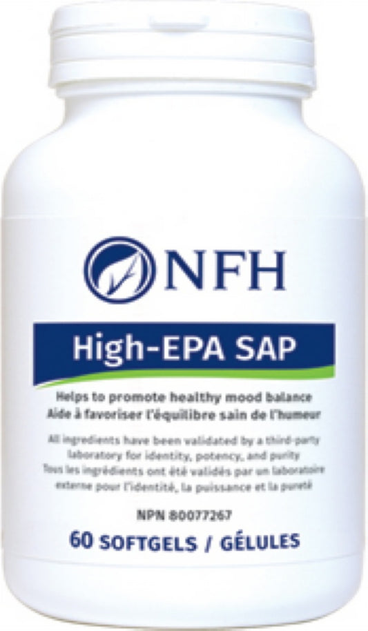 High‑EPA SAP (1000 mg EPA, 100 mg DHA/softgel) 60 softgels -