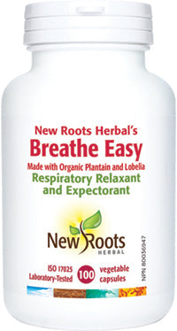 NEW ROOTS    New Roots Herbal’s Breathe Easy Made      100 capsules