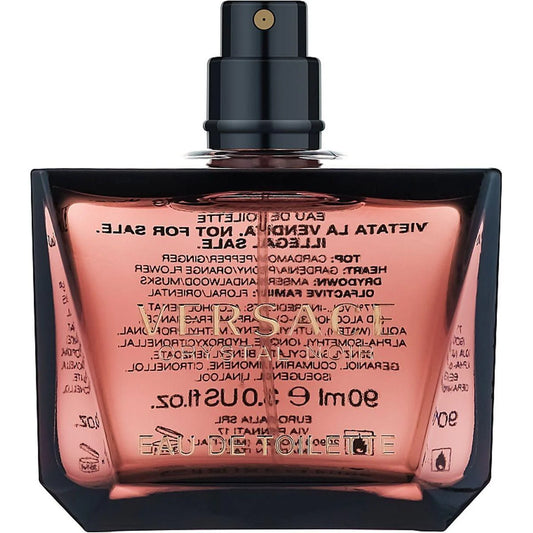 Crystal Noir Eau De Toilette Spray (Tester) By Versace 3 oz Eau De Toilette Spray