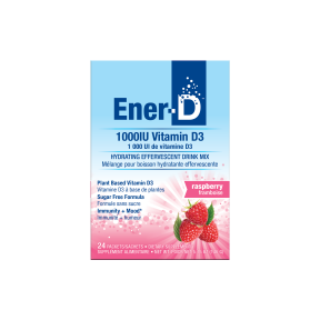 Ener-Life - Ener-D Sugar Free Raspberry 24 x 6.5g